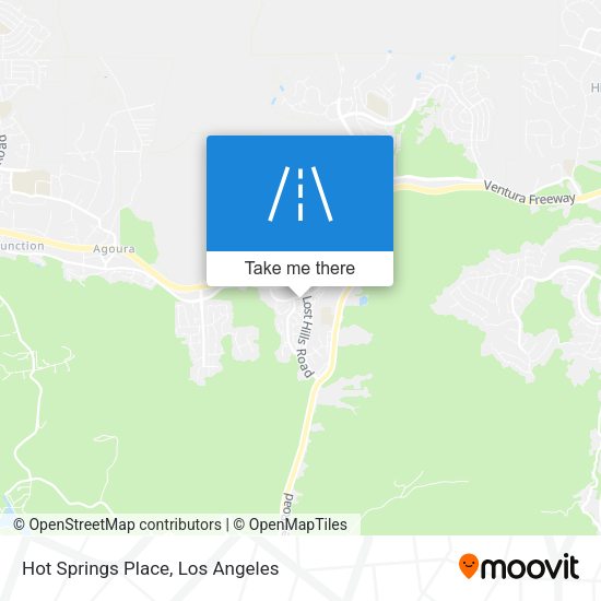 Mapa de Hot Springs Place