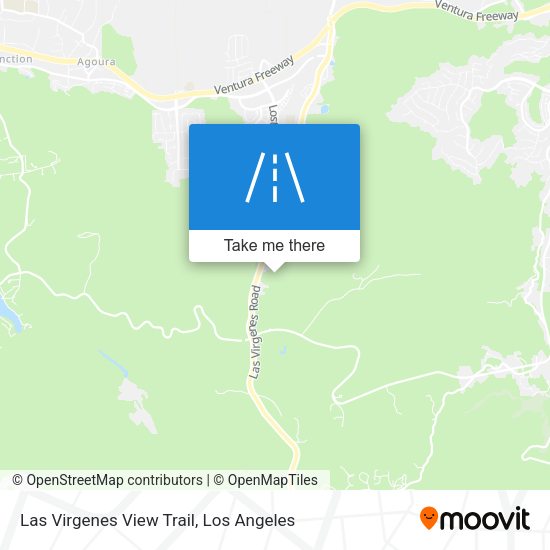 Las Virgenes View Trail map