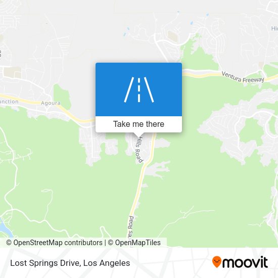 Mapa de Lost Springs Drive