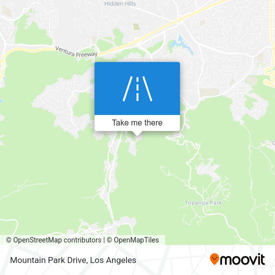 Mountain Park Drive map