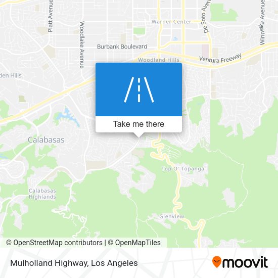 Mapa de Mulholland Highway
