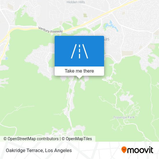 Oakridge Terrace map