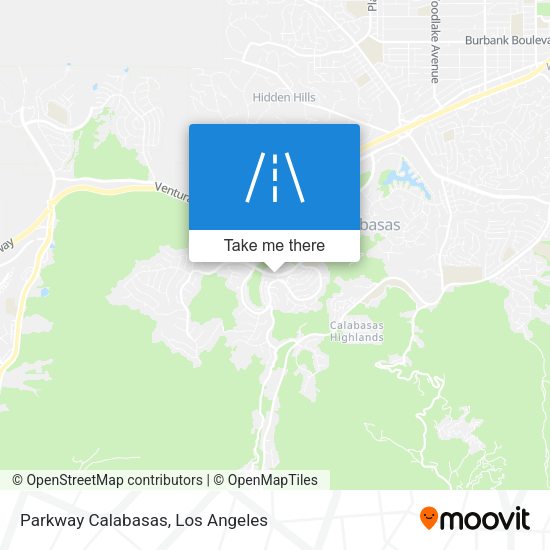 Parkway Calabasas map