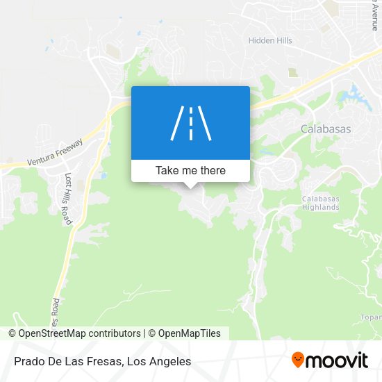 Prado De Las Fresas map