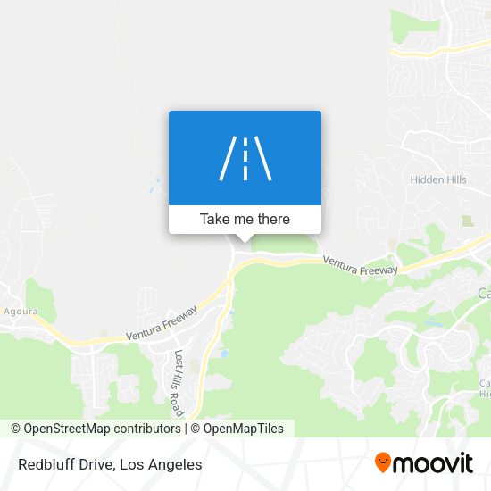Mapa de Redbluff Drive