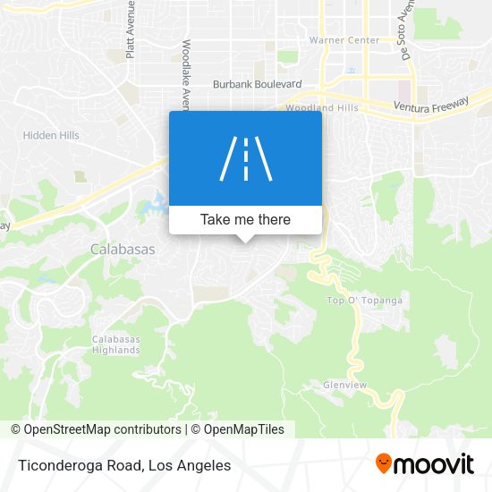 Mapa de Ticonderoga Road