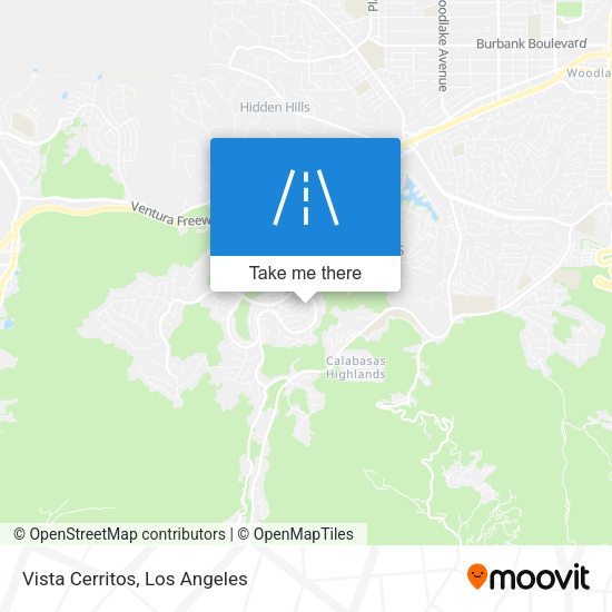 Mapa de Vista Cerritos