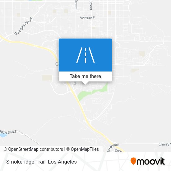 Smokeridge Trail map