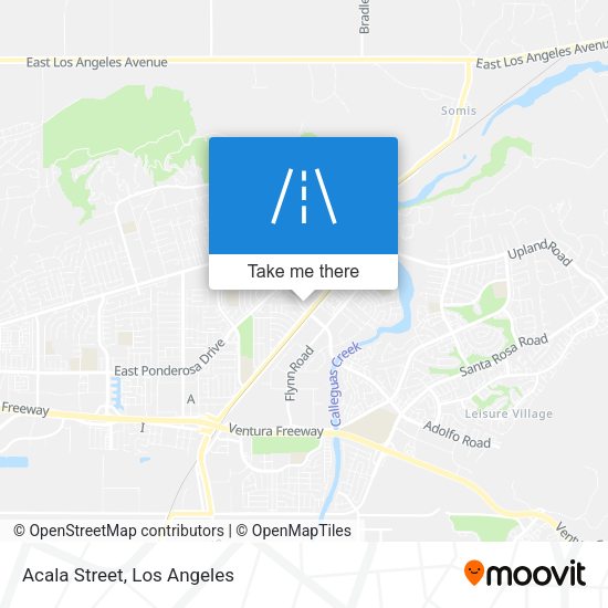 Mapa de Acala Street