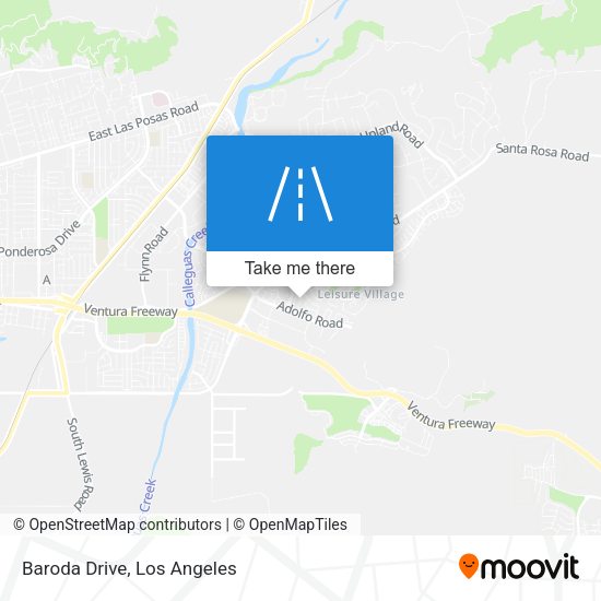 Mapa de Baroda Drive