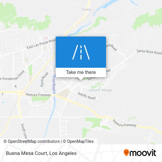Mapa de Buena Mesa Court