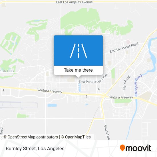 Mapa de Burnley Street