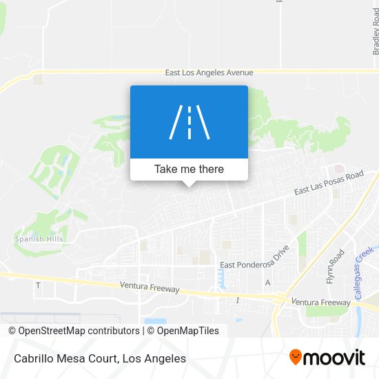 Mapa de Cabrillo Mesa Court