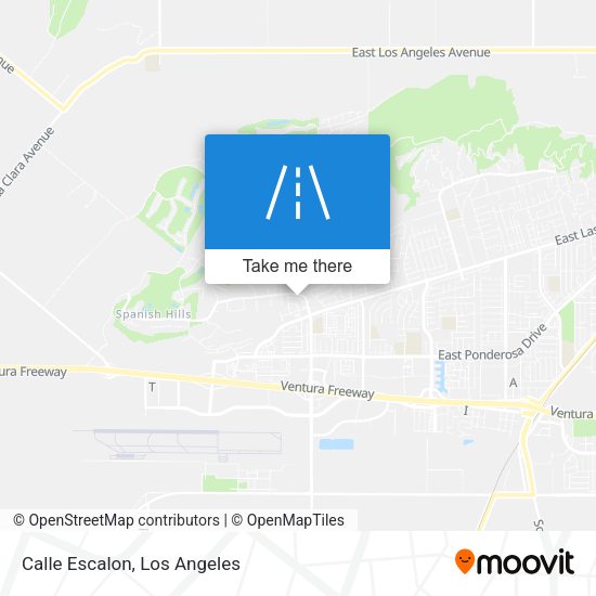 Calle Escalon map
