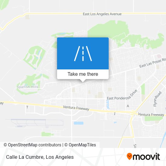 Mapa de Calle La Cumbre