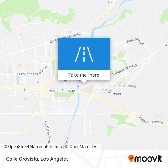 Mapa de Calle Orovista