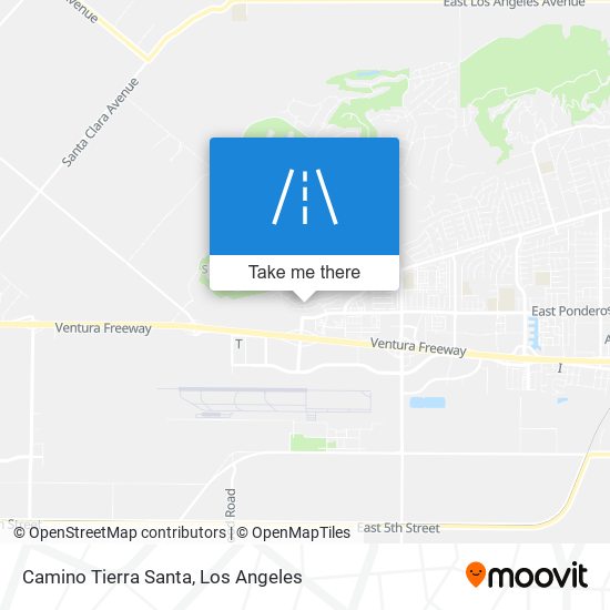 Mapa de Camino Tierra Santa
