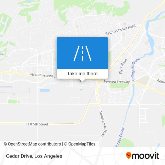 Mapa de Cedar Drive