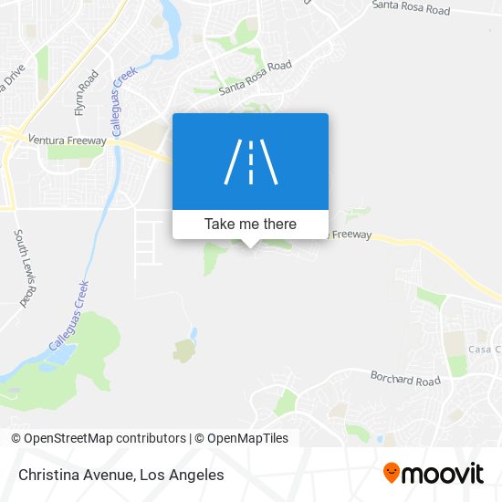 Christina Avenue map