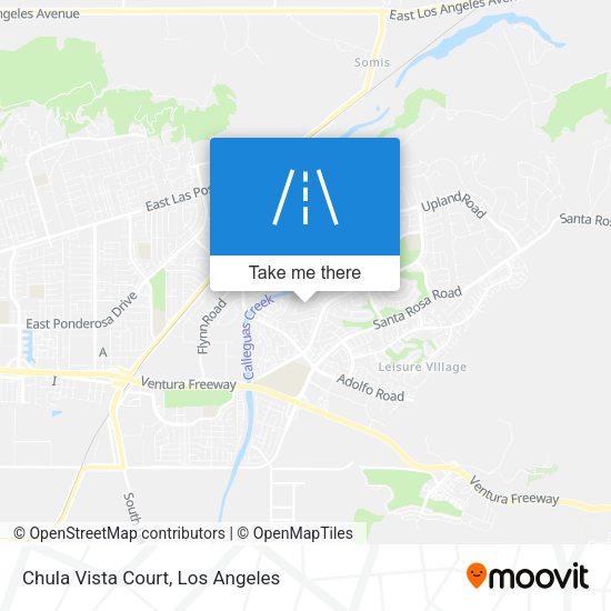 Chula Vista Court map