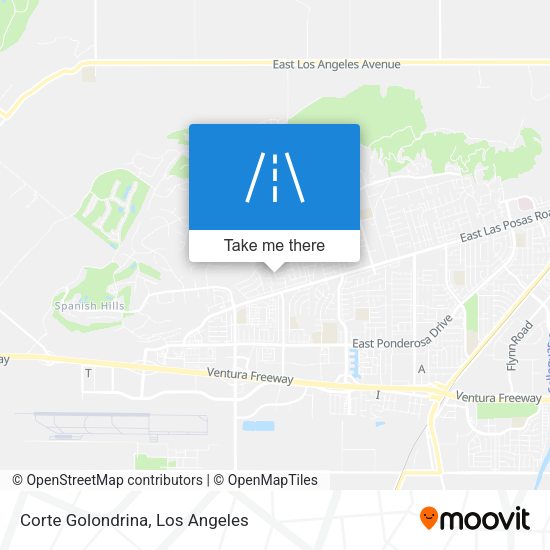 Corte Golondrina map