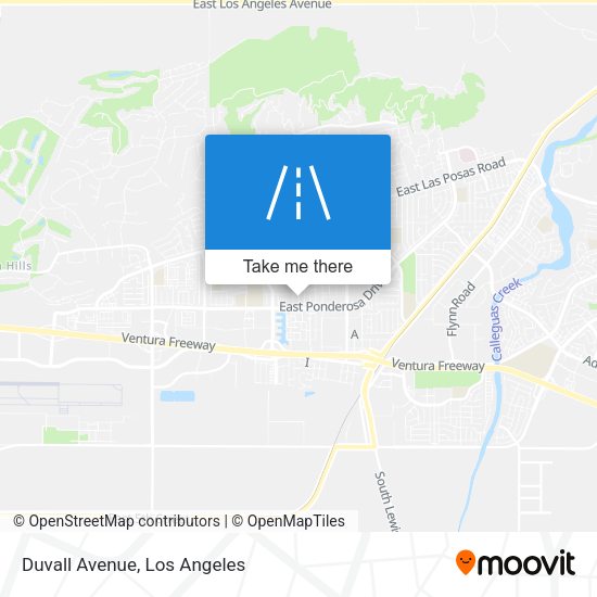 Duvall Avenue map