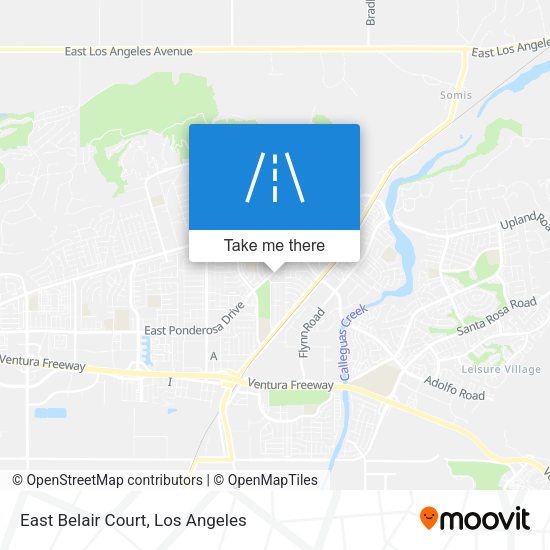East Belair Court map