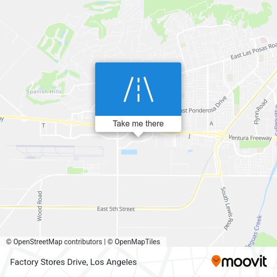 Factory Stores Drive map