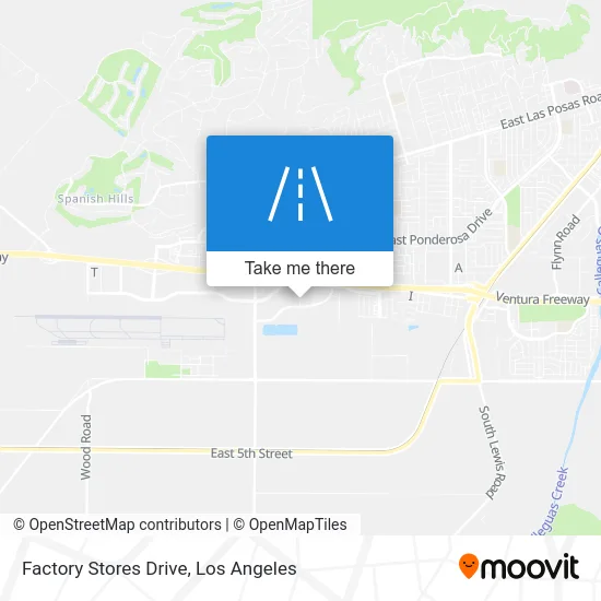 Factory Stores Drive map