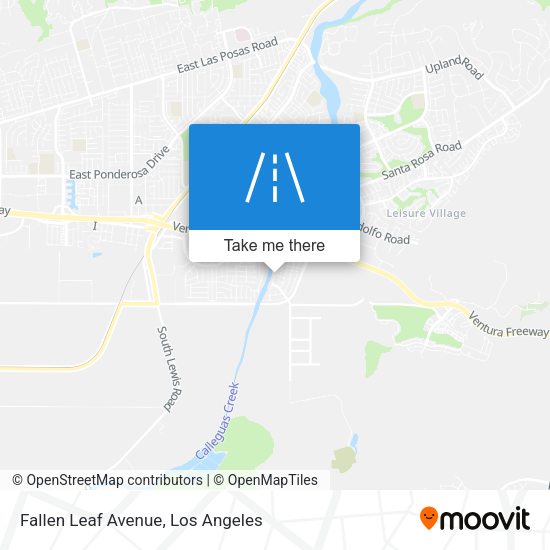 Mapa de Fallen Leaf Avenue