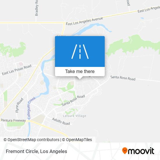 Fremont Circle map