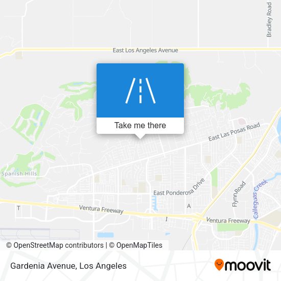 Mapa de Gardenia Avenue