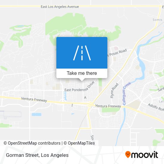 Mapa de Gorman Street