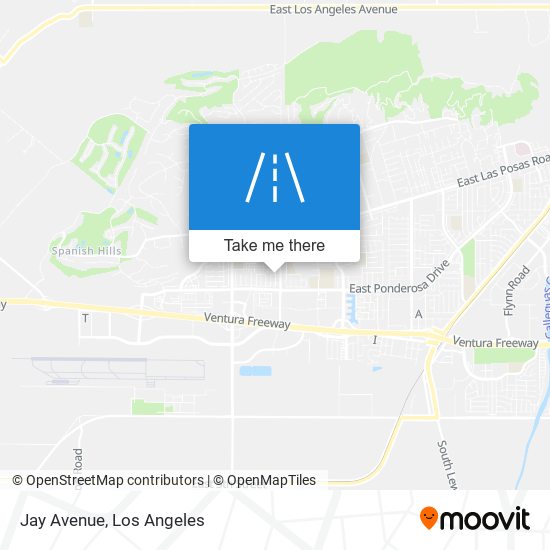 Jay Avenue map