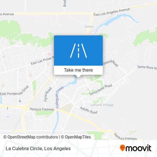 La Culebra Circle map