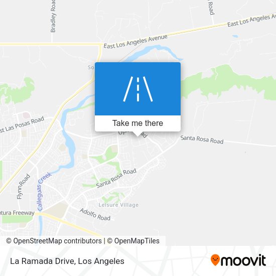 La Ramada Drive map