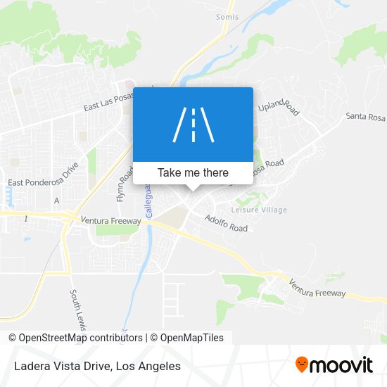Mapa de Ladera Vista Drive