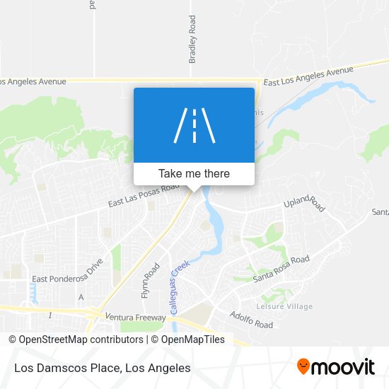 Los Damscos Place map