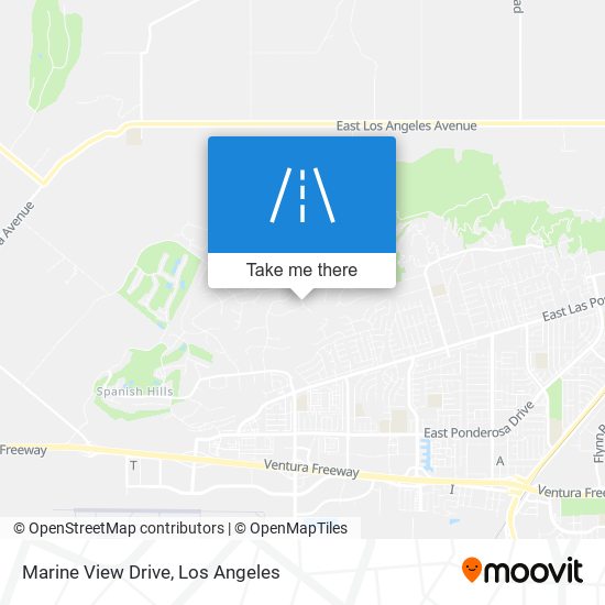 Marine View Drive map