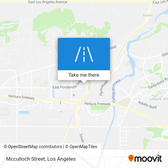 Mcculloch Street map