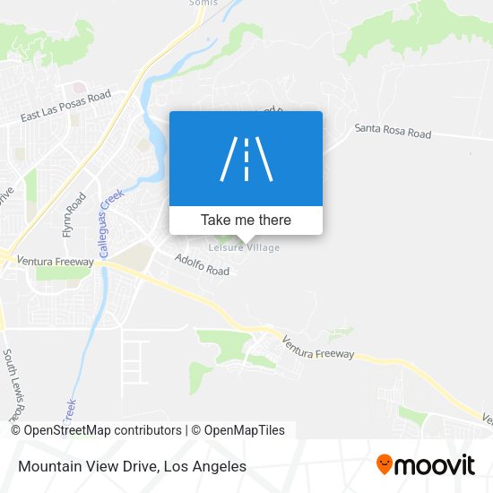 Mapa de Mountain View Drive