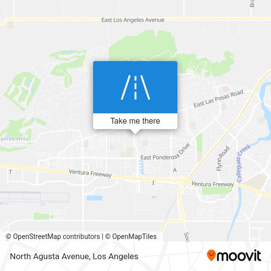 North Agusta Avenue map