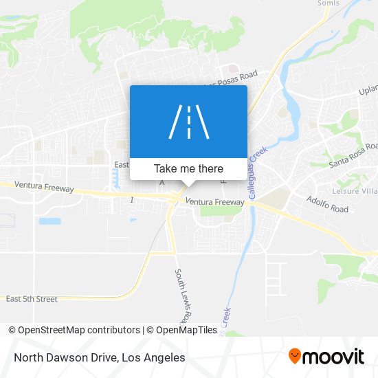 Mapa de North Dawson Drive