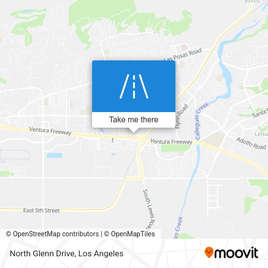 North Glenn Drive map