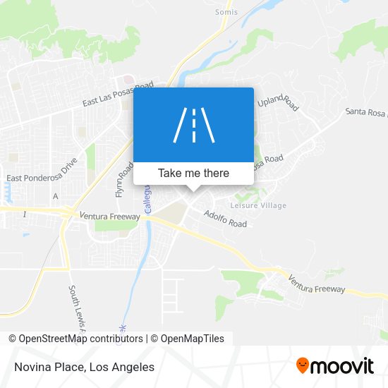 Novina Place map