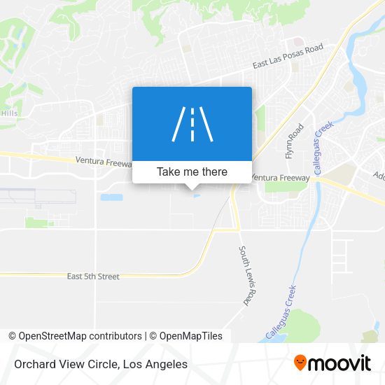 Mapa de Orchard View Circle