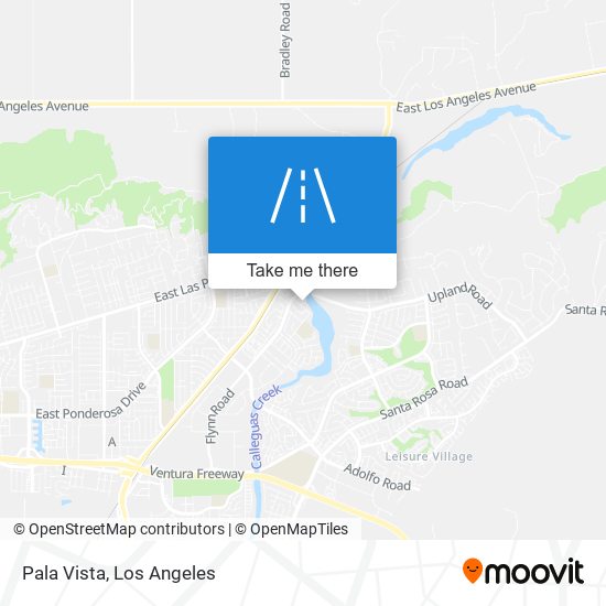 Pala Vista map