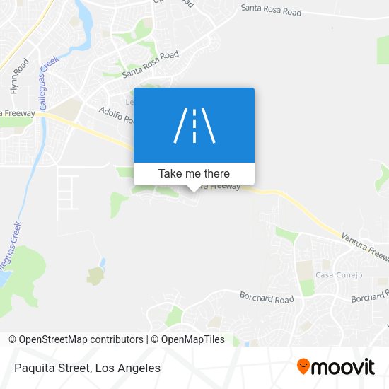 Mapa de Paquita Street