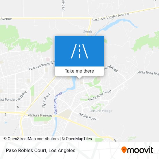Mapa de Paso Robles Court