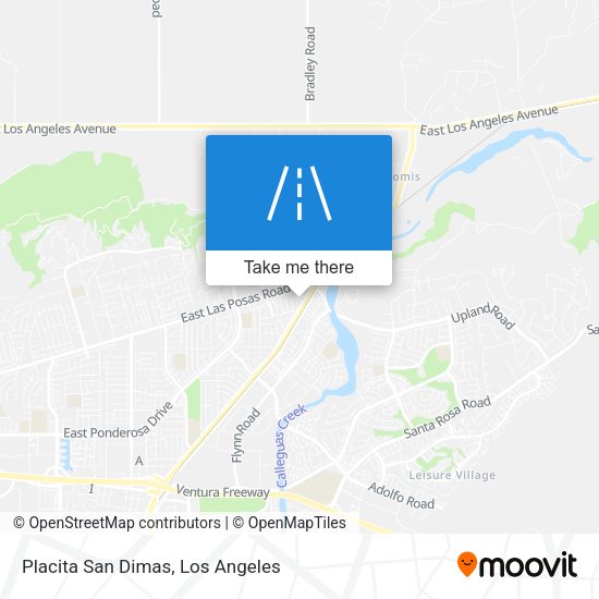 Placita San Dimas map